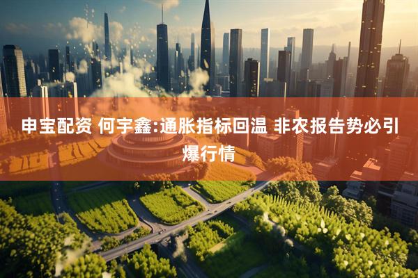 申宝配资 何宇鑫:通胀指标回温 非农报告势必引爆行情