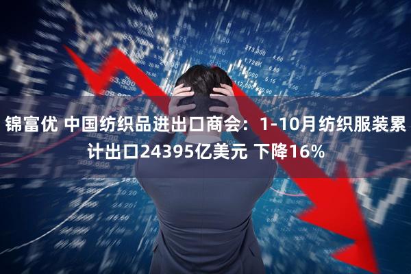 锦富优 中国纺织品进出口商会：1-10月纺织服装累计出口24395亿美元 下降16%